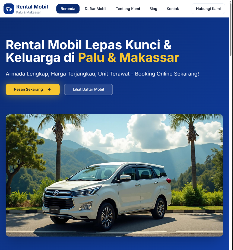 Web App Rental Mobil